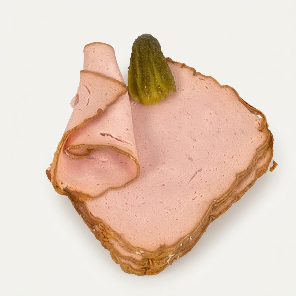 Münchner Leberkäse in Scheiben