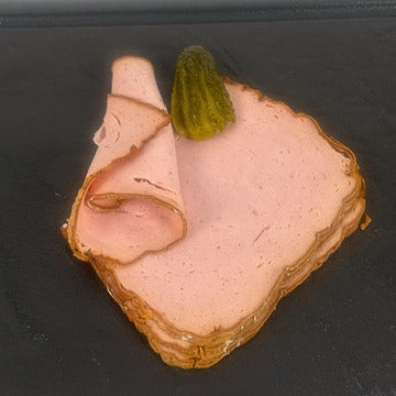 Münchner Leberkäse in Scheiben