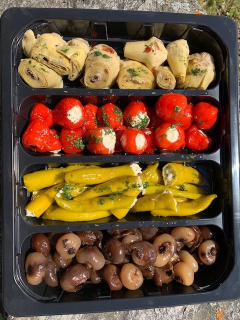antipasti aufbewahren Gemischte Antipasti Platte kaufen | Vorspeisenplatte
