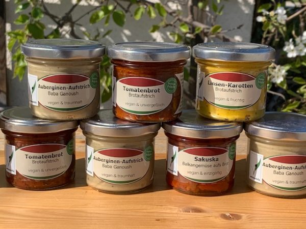 veganské pomazánky mix box