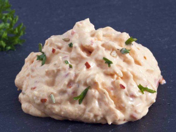 rode pasta met paprika